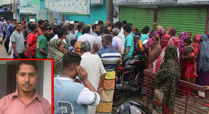 নওগাঁয় বিআরটিসি বাসের চাপায় শিক্ষকের মৃত্যু