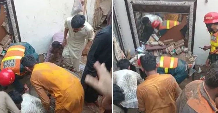 লাহোরে কোচিং সেন্টারের ছাদ ধসে ১৪ শিশু নিহত  