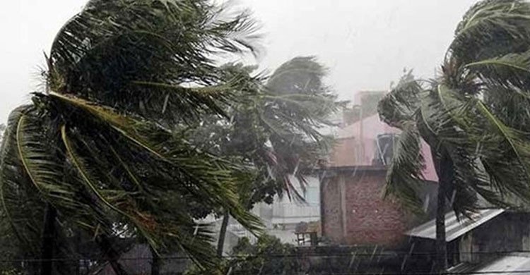রাত ১টার মধ্যে দেশের ১৪ অঞ্চলে ৬০ কিমি বেগে ঝড়ের শঙ্কা  