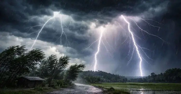 দুপুরের মধ্যে ঢাকাসহ দেশের ১৯ জেলায় বজ্রবৃষ্টির আভাস 