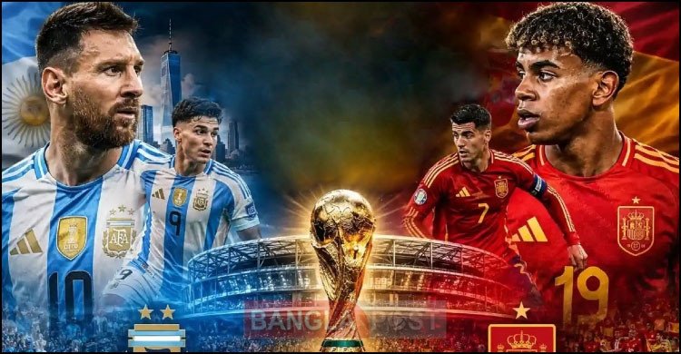 স্পেন নাকি আর্জেন্টিনা, শিরোপা কার হাতে উঠবে জানাল এআই!