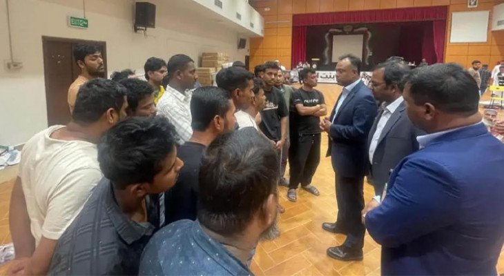 কুয়েতে ঝুঁকিপূর্ণ ভবন থেকে সরিয়ে নিরাপদ আশ্রয়ে বাংলাদেশিরা