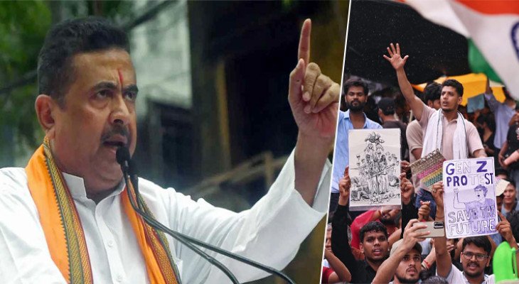 ‘আজাদি-আজাদি’ করলেই অ্যাকশন নেব: শুভেন্দু অধিকারী