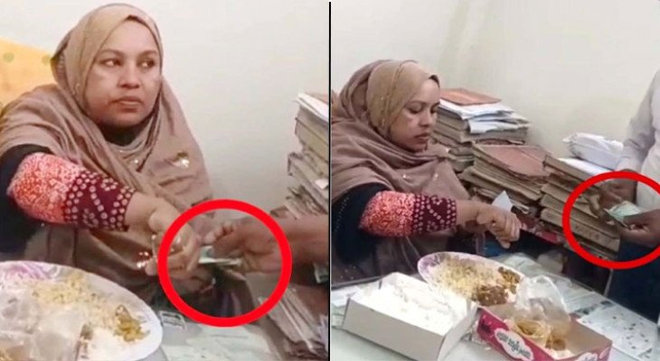 ভাতের সাথে ঘুষ খাচ্ছেন ঠাকুরগাঁও রেজিস্ট্রার অফিসের রেকর্ড কিপার