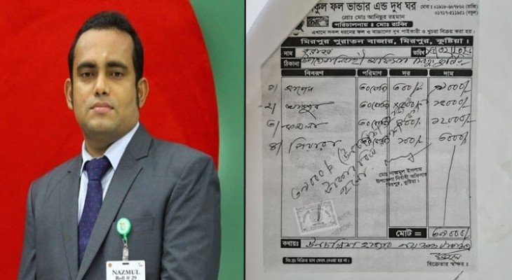 আপ্যায়নের ৯০ হাজার টাকা আত্মসাতের অভিযোগ সাবেক ইউএনও নাজমুল ইসলামের বিরুদ্ধে