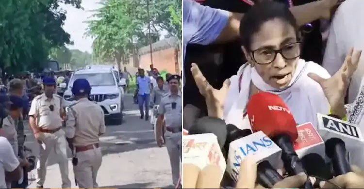 মমতার গাড়িতে ইট-পাটকেল, অল্পের জন্য প্রাণে বাঁচলেন সাবেক মুখ্যমন্ত্রী
