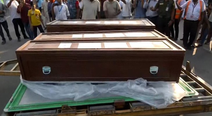 সৌদি আরবে অগ্নিকাণ্ডে নিহত ৯ বাংলাদেশির দাফন সম্পন্ন