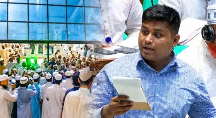 হাসনাতের বক্তব্য প্রত্যাহার ও ক্ষমা চাওয়ার দাবিতে ব্রাহ্মণবাড়িয়ায় বিক্ষোভ