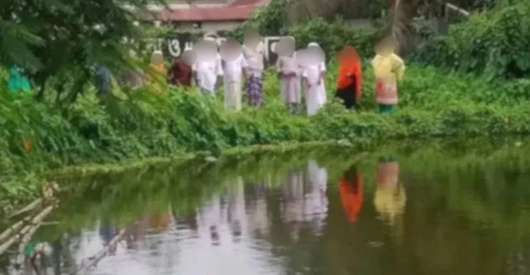 নিখোঁজের পর পুকুর থেকে একে একে তোলা হলো ৪ কন্যাশিশুর মরদেহ