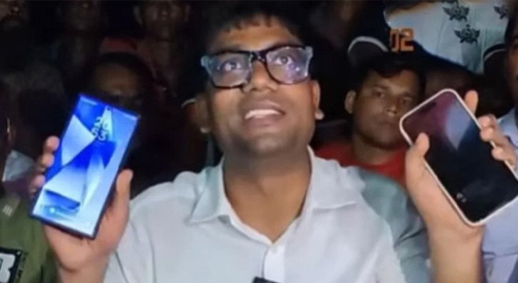 আমার দুই ফোনেই চার্জ আছে, মানে বিদ্যুতের ঘাটতি কম: যুবদল নেতা নয়ন