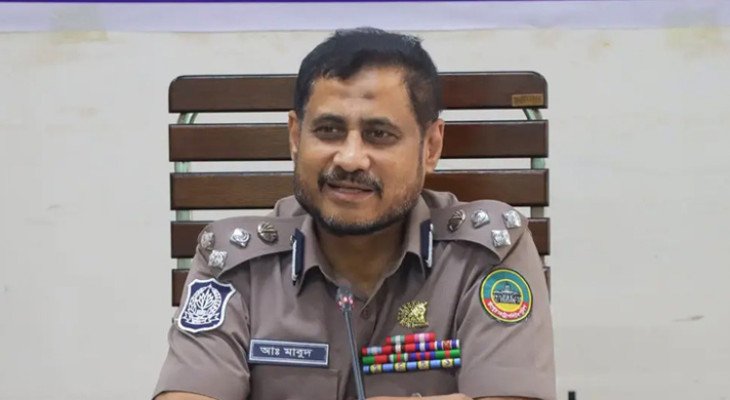 সরিয়ে দেওয়া হলো রংপুরের পুলিশ কমিশনার আবদুল মাবুদকে