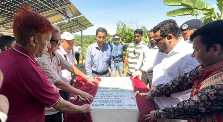 সাজেকের দুর্গম পাহাড়ে পানির সংকট মেটাবে সোলার প্রযুক্তি: মীর হেলাল