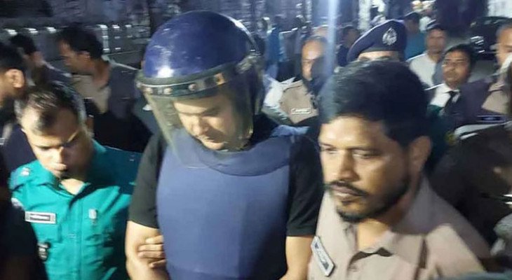 রাষ্ট্রদ্রোহ মামলায় সাবেক ওসি রাকিবুলের ৫ দিনের রিমান্ড