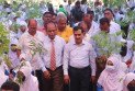 নওগাঁয় এক হাজার শিক্ষার্থীর মধ্যে গাছের চারা বিতরণ