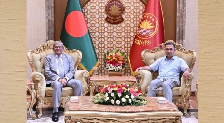 বঙ্গভবনে রাষ্ট্রপতির সঙ্গে প্রধানমন্ত্রীর প্রথম সৌজন্য সাক্ষাৎ