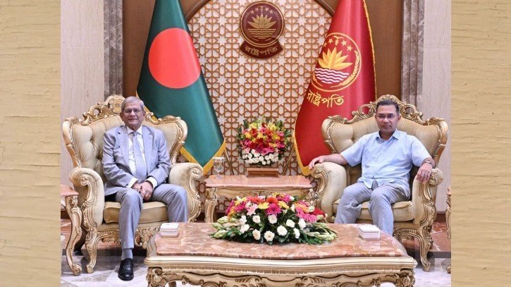 বঙ্গভবনে রাষ্ট্রপতির সঙ্গে প্রধানমন্ত্রীর প্রথম সৌজন্য সাক্ষাৎ