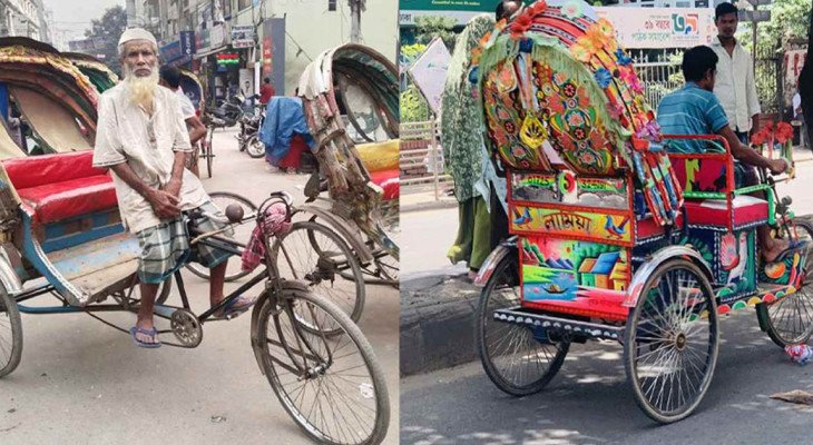 প্যাডেল রিকশা বন্ধসহ নিরাপদ ব্যাটারিচালিত রিকশার দাবিতে আইনি নোটিশ