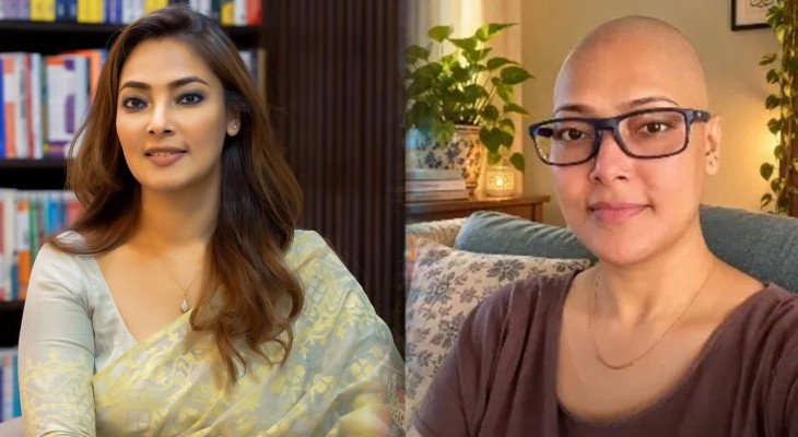 চুল ফেলে দিয়ে যে বার্তা দিলেন ক্যানসার আক্রান্ত সামিয়া