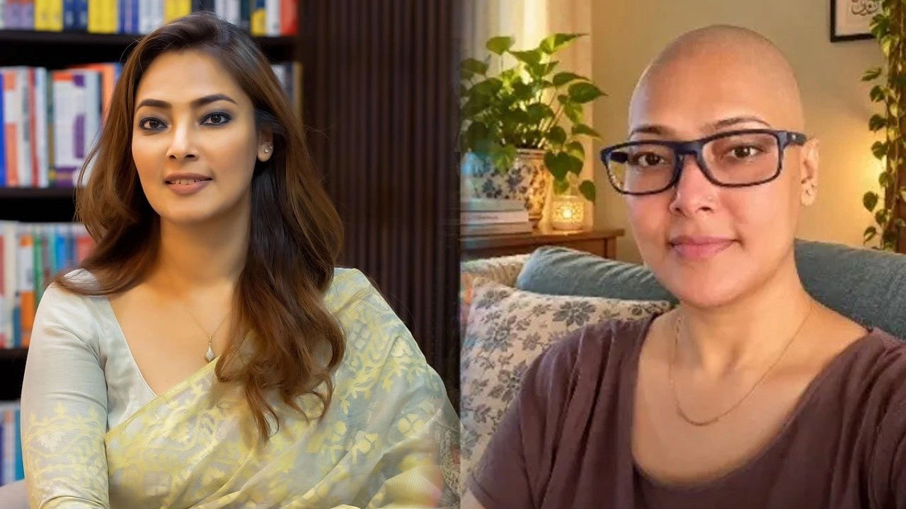 চুল ফেলে দিয়ে যে বার্তা দিলেন ক্যানসার আক্রান্ত সামিয়া