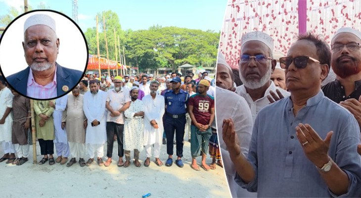 মন্ত্রী ফকির মাহবুব আনামের চাচা সালাম পারভেজ ফকিরের দাফন সম্পন্ন