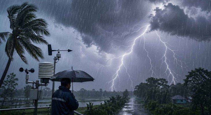 দুপুরের মধ্যে দেশের ৮ জেলায় ঝড়বৃষ্টির আভাস