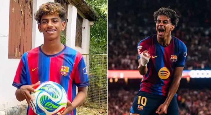 চেহারায় ইয়ামালের ছায়া, রাতারাতি ভাইরাল কেরালার অ্যালেন