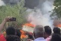 গাজীপুরে কারখানার গোডাউনে ভয়াবহ আগুন, নিয়ন্ত্রণে কাজ করছে ফায়ার সার্ভিসের ৮ ইউনিট