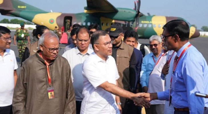 পূজামণ্ডপ পরিদর্শন ও জনসভায় যোগ দিতে রাজশাহীতে প্রধানমন্ত্রী তারেক রহমান
