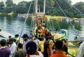 দুর্গাপূজার ছুটিতে পর্যটকের ঢল রাঙামাটিতে, জমজমাট পর্যটনকেন্দ্র