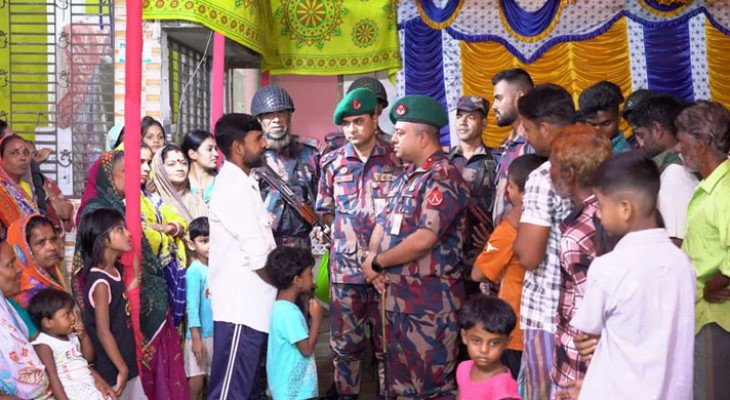 দুর্গাপূজার নিরাপত্তায় সীমান্তে ২০ প্লাটুন বিজিবি, ড্রোনে চলবে নজরদারি