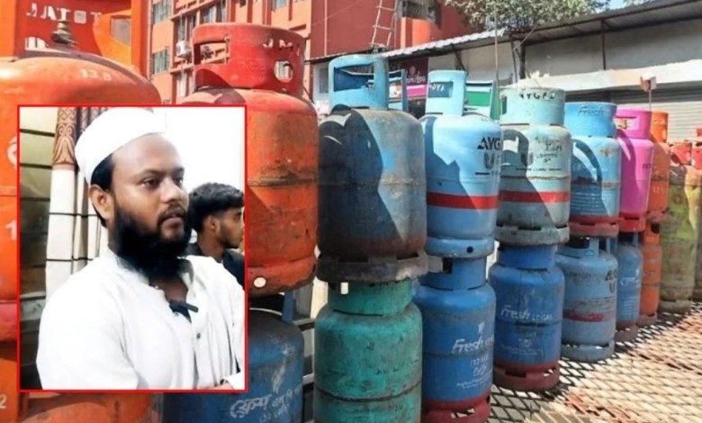 ১২ কেজির সিলিন্ডার থেকে ৪ কেজি গ্যাস কমিয়ে বিক্রি, ব্যবসায়ীর কারাদণ্ড