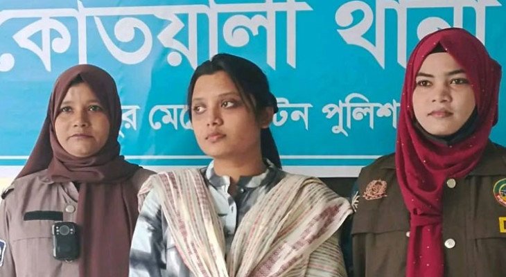 রংপুরে নিষিদ্ধ ছাত্রলীগের নেত্রী অনিমা জামান প্রমা গ্রেপ্তার