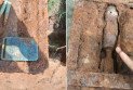 মাটির নিচে মিলল ‘ইস্ট পাকিস্তান পুলিশ টাঙ্গাইল’ লেখা ১২ রকেট লঞ্চার সদৃশ বস্তু