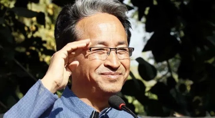 আটক নেতাদের মুক্তি না দিলে অনশন বা পদযাত্রার ঘোষণা ওয়াংচুকের
